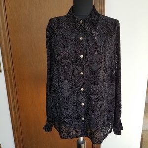 Beautiful Sheer Button Down
